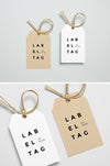 Outstanding Label Tag PSD MockUp