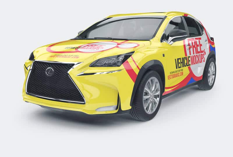 Realistic and Highly Detailed Vehicle Mockups