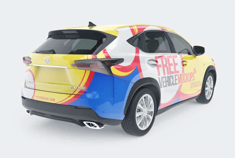 Realistic and Highly Detailed Vehicle Mockups