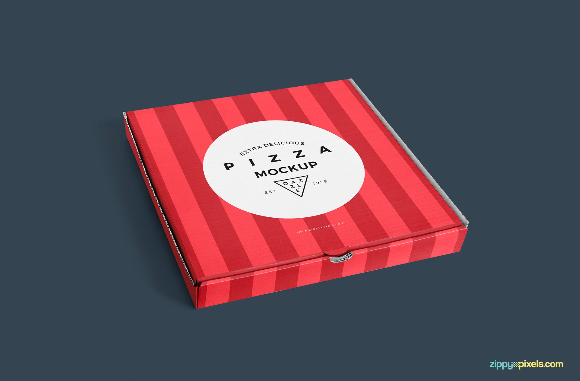 Delicious Pizza Box Mockup