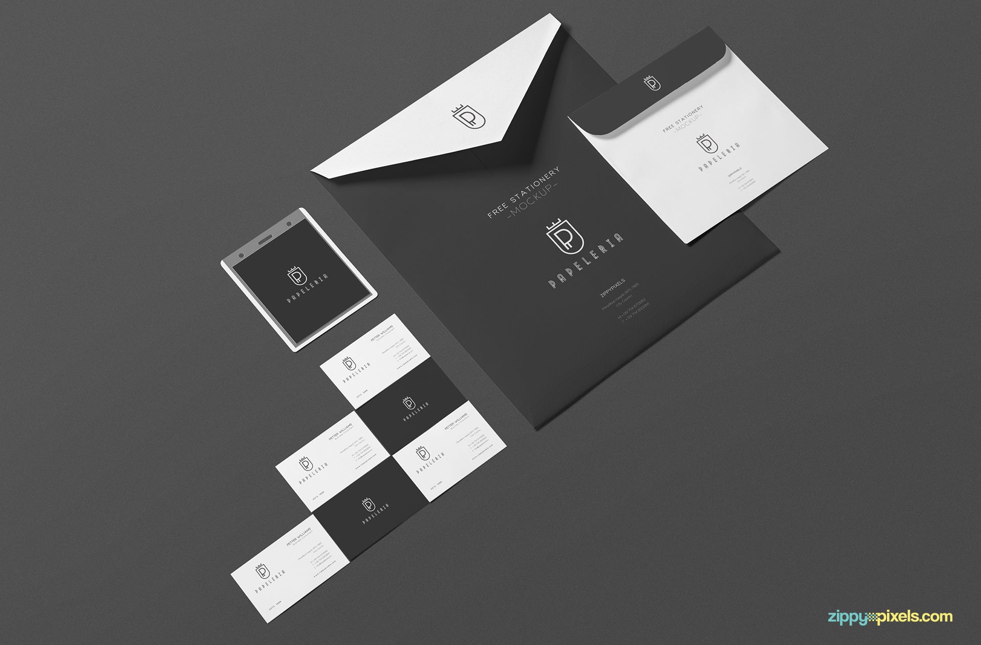 Beautiful Envelope Mockup PSD