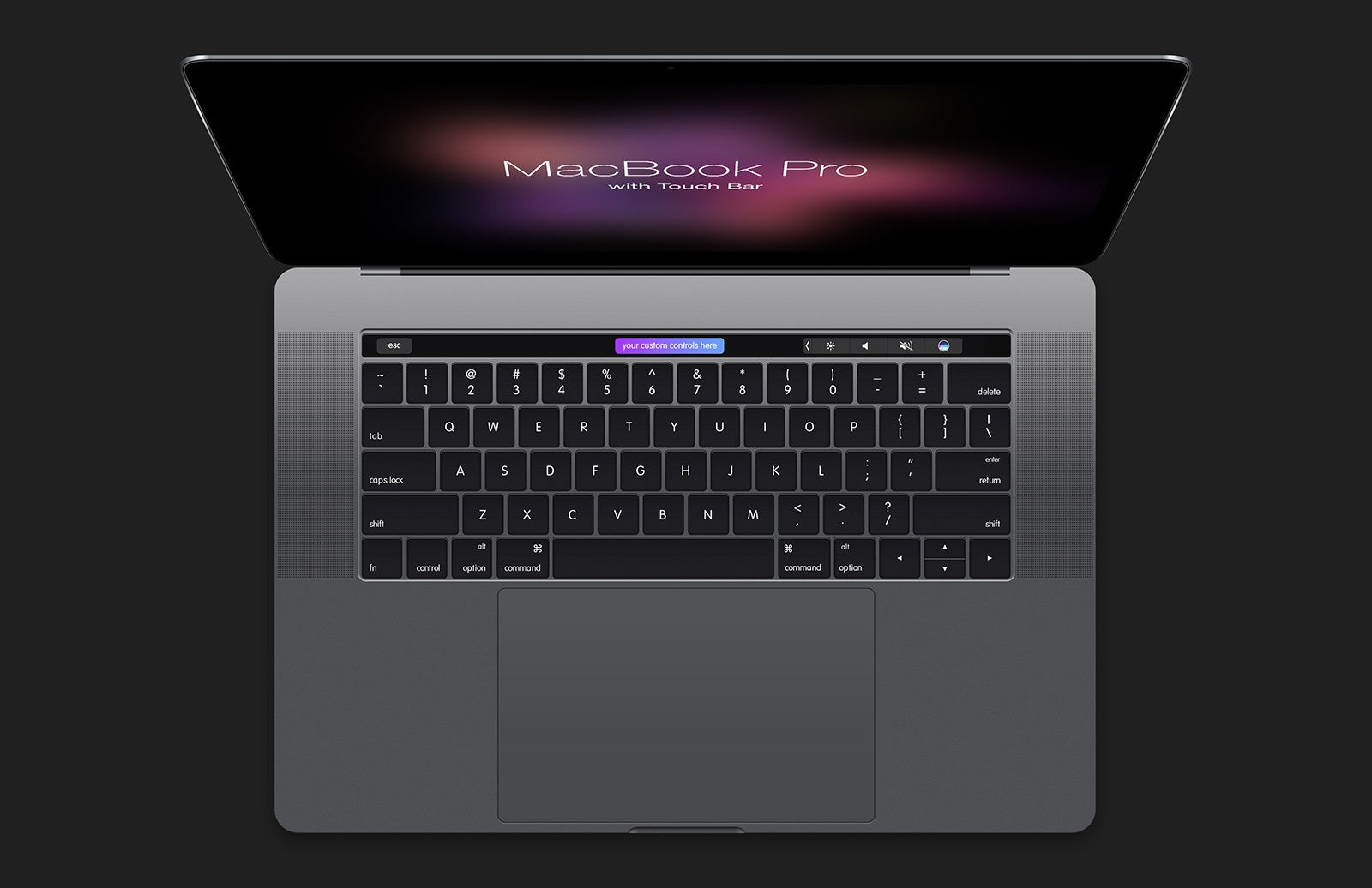 MacBook Pro with Touch Bar (Mockup)