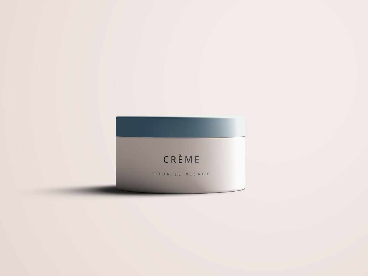 Minimal Cosmetic Jar or Creme PSD Mockup