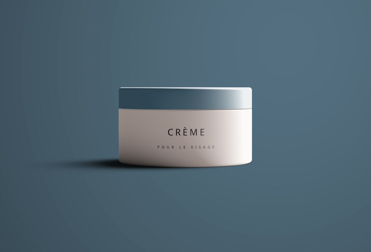 Minimal Cosmetic Jar or Creme PSD Mockup