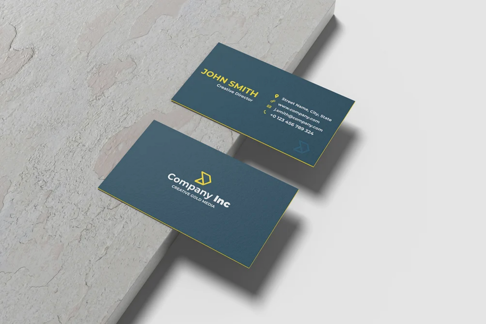 Minimalist Business Card Mockup PSD