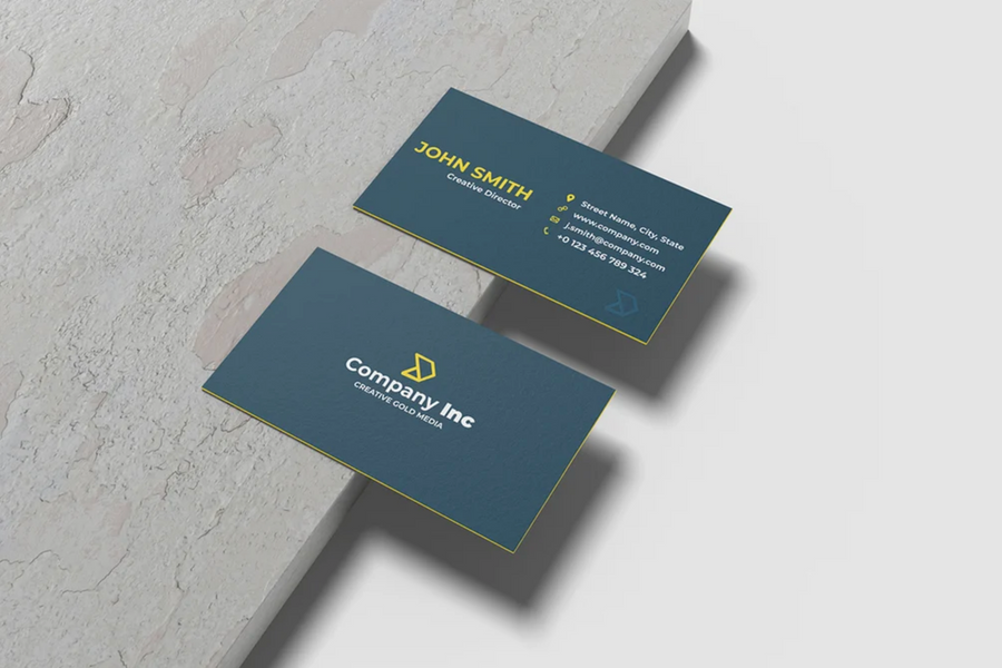Minimalist Business Card Mockup PSD