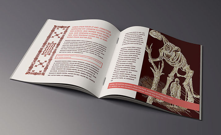 Square Folder or Brochure Mockup 5 Views