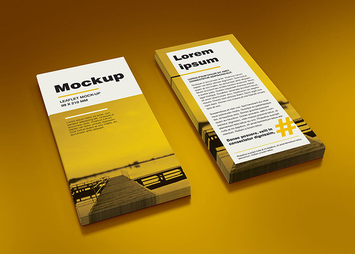 DL Leaflet Holder Mockup Set