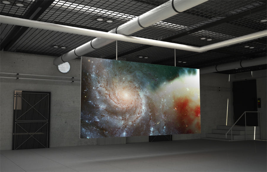 Basement Gallery Poster PSD Mockup