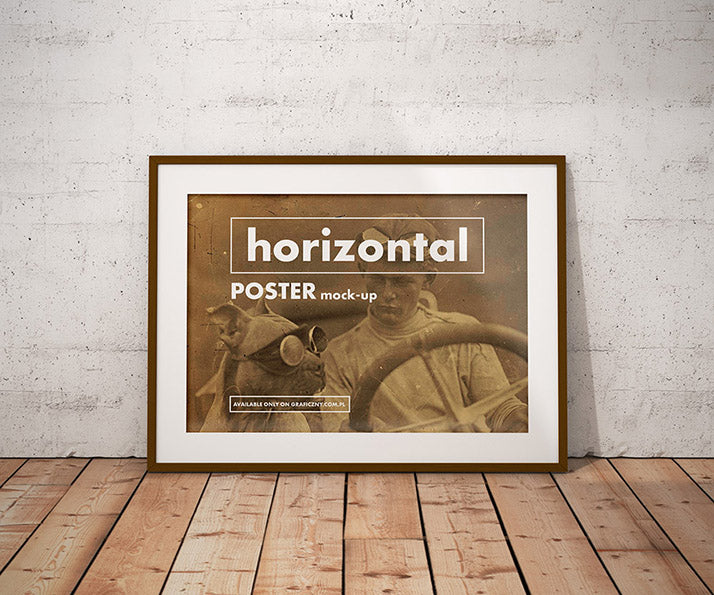 Vintage Poster Frame Mockup Collection