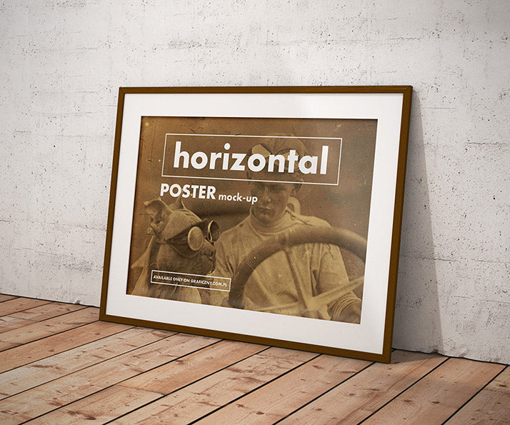 Vintage Poster Frame Mockup Collection
