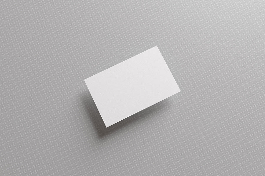 Modern Stylish Business Card Mockup on a Black Background