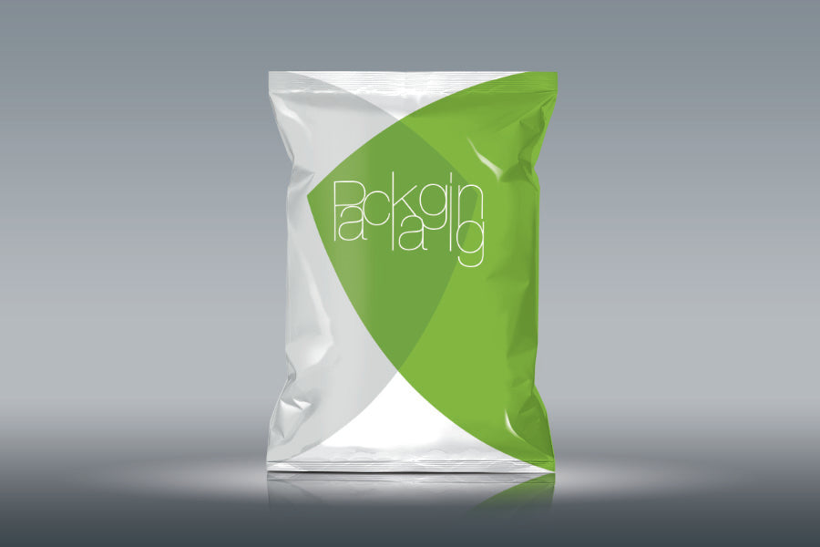 Classic Foil Chips PSD Mockup