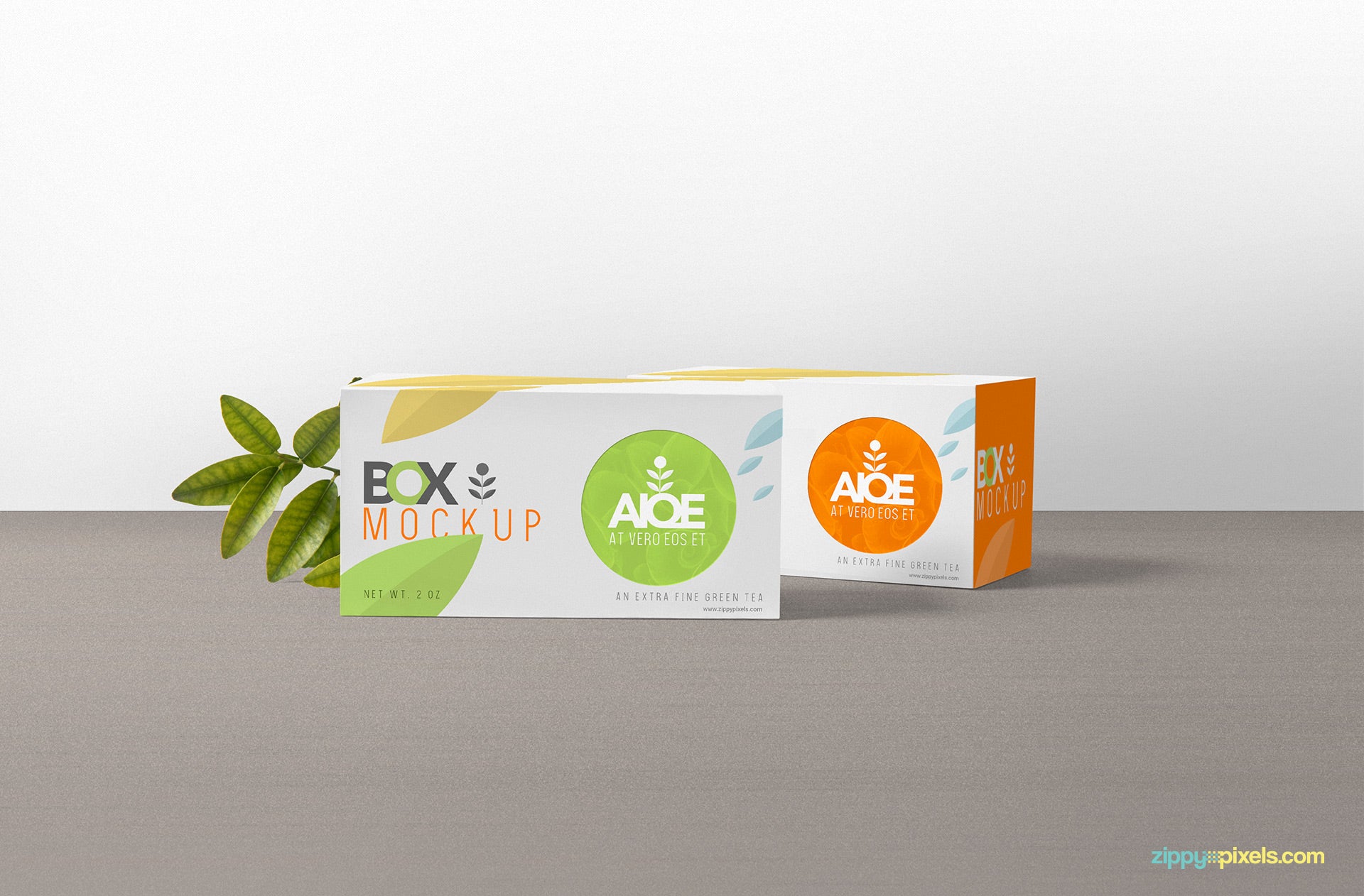 Wonderful Tea Packaging Mockup