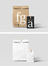 Set of Perfect Paper Bag Mockups