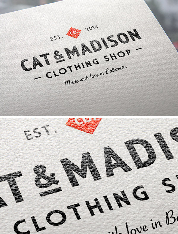 White Paper Logo Mockup