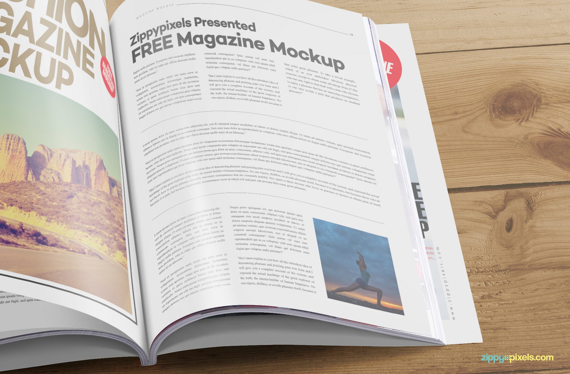 US Letter Size Catalog Mockup