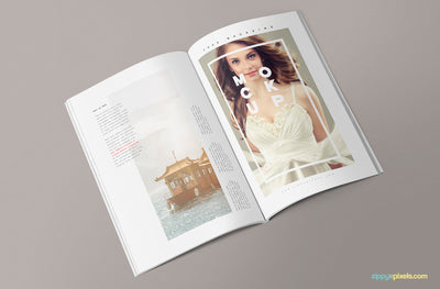 3 Magazine Mockup Design Templates