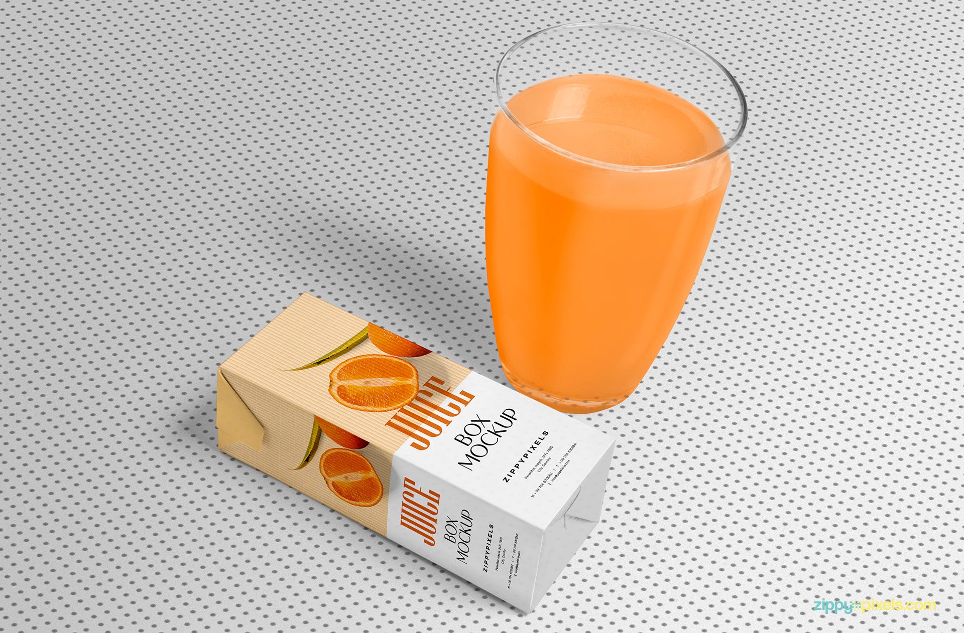 Healthy Juice Mockup Scene