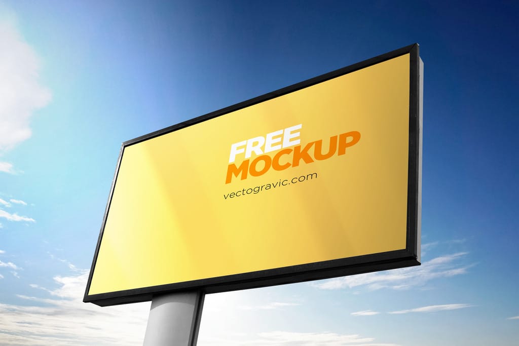 Clean Outdoor Sign Mockups