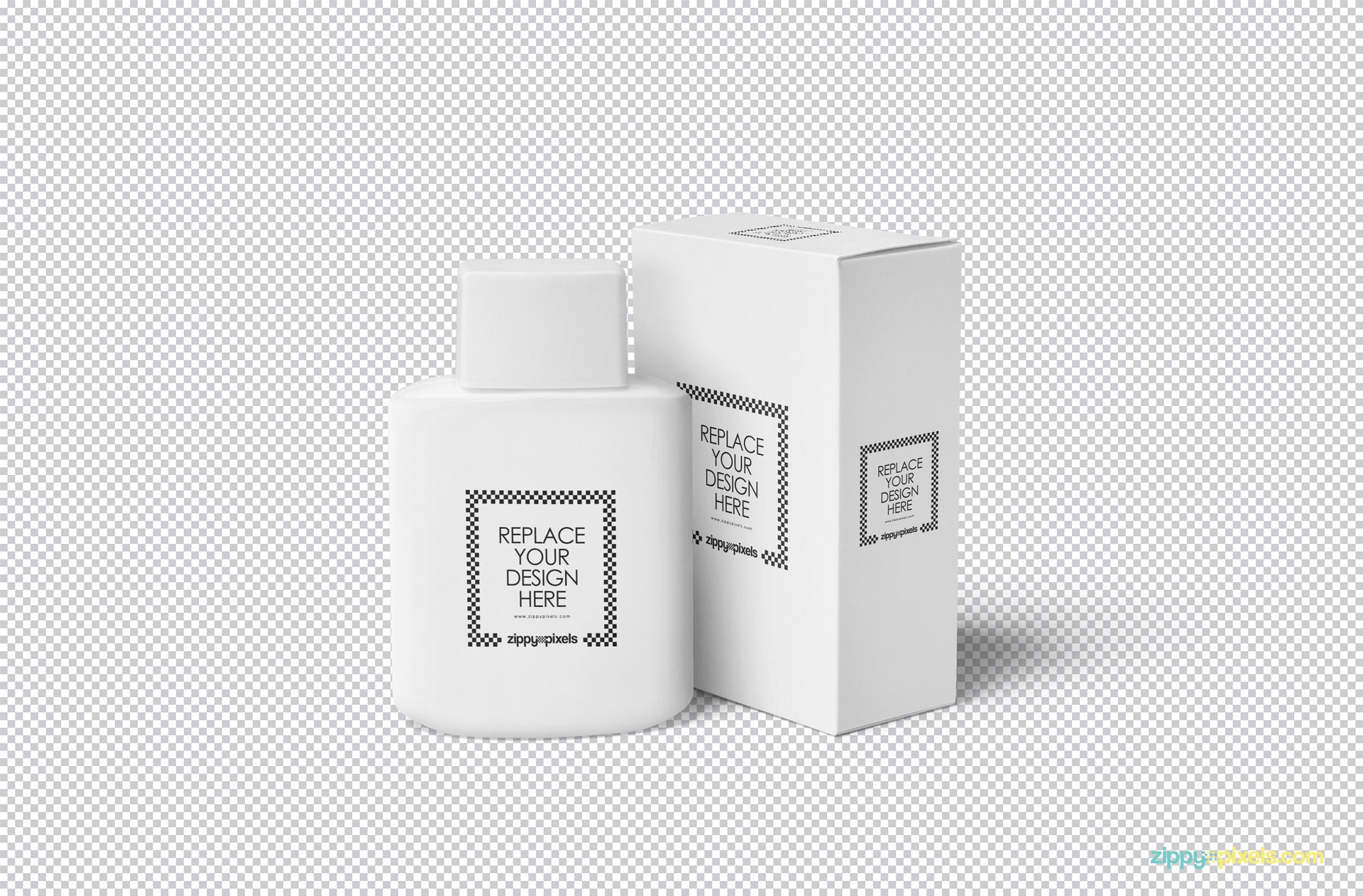 Realistic Cosmetic Bottle Mockup
