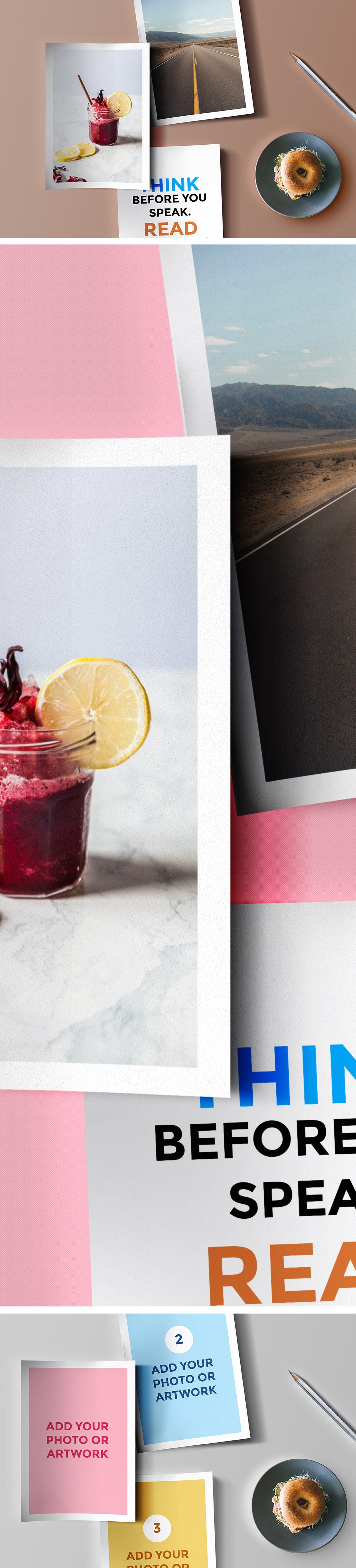 PSD Clean Papers Mockup