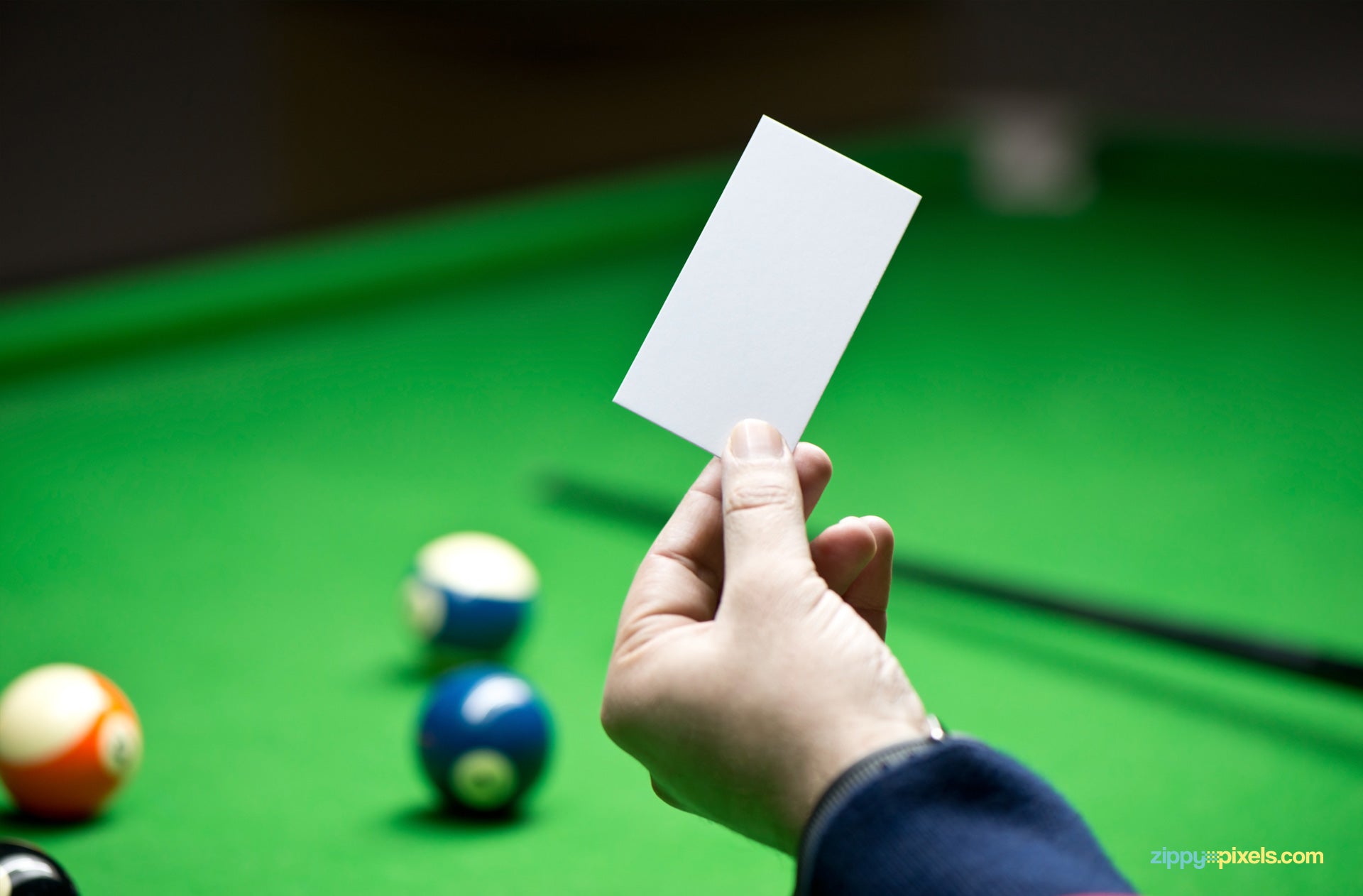 Realistic Business Card Mockup