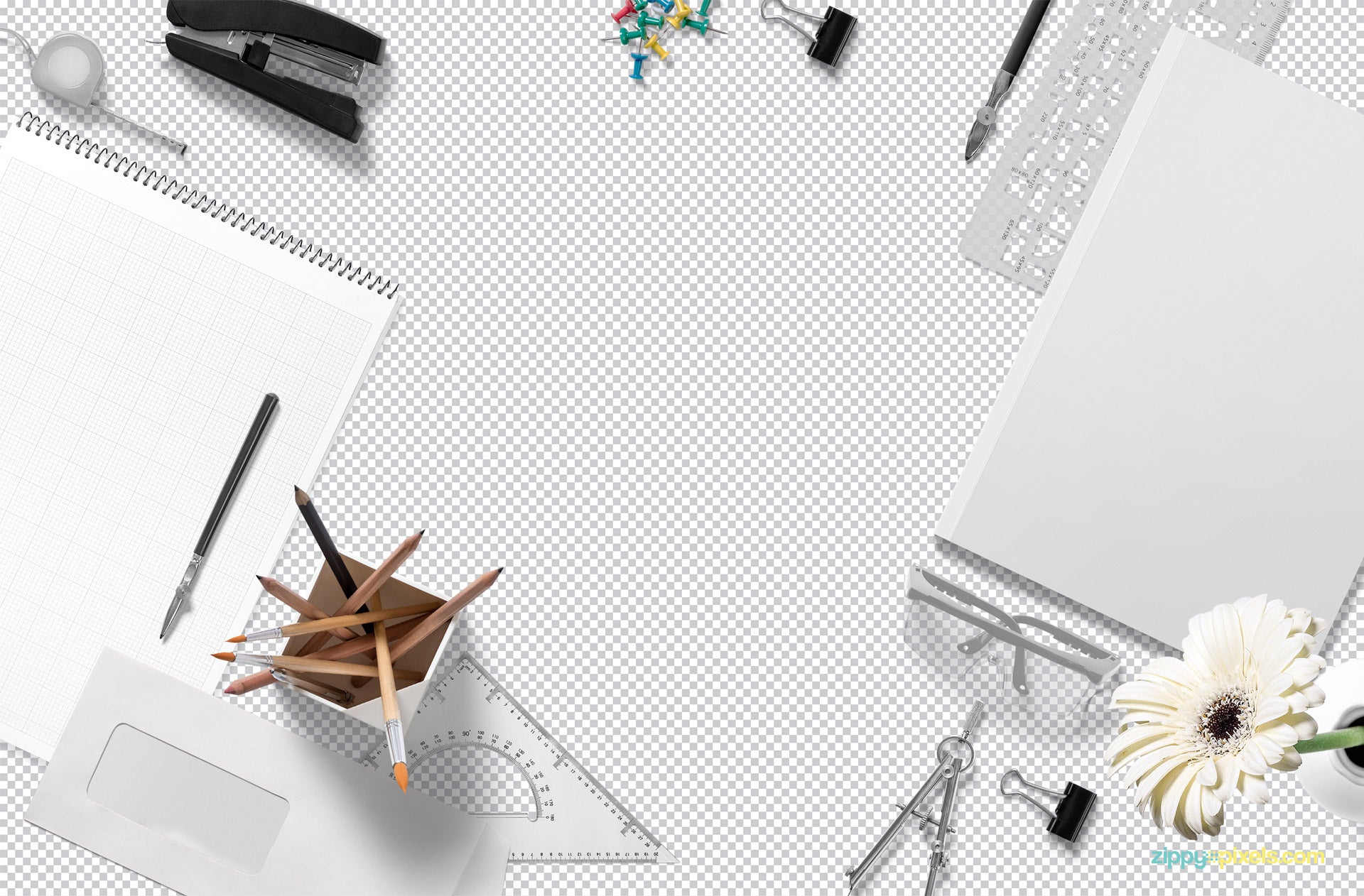 Professional Website Hero Images Mockup Scene