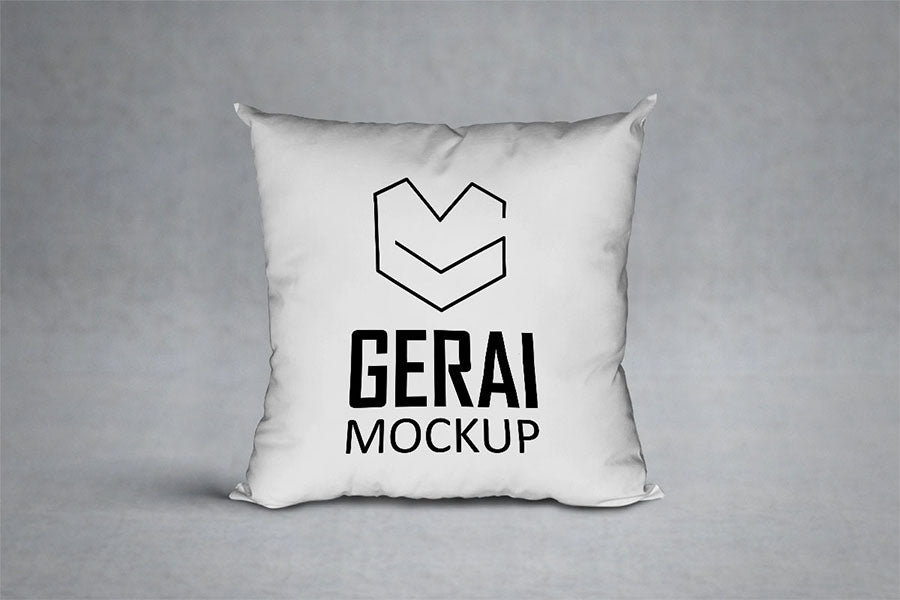 White PSD Pillow Mockup