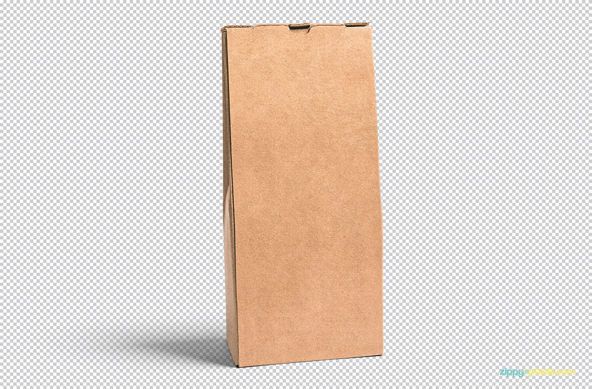 Cardboard Pouch Packaging Mockup