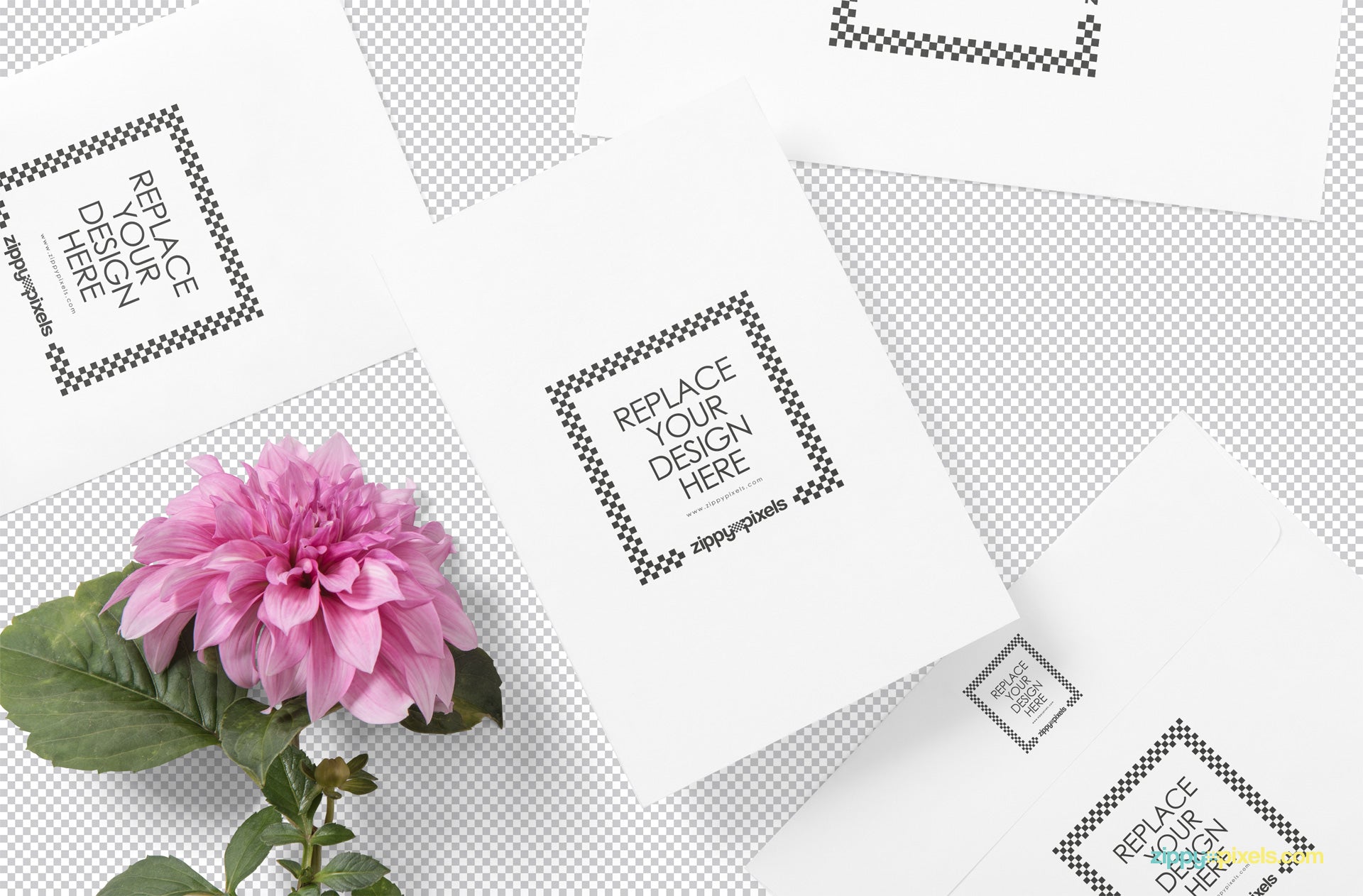 Wedding Card Mockup PSD