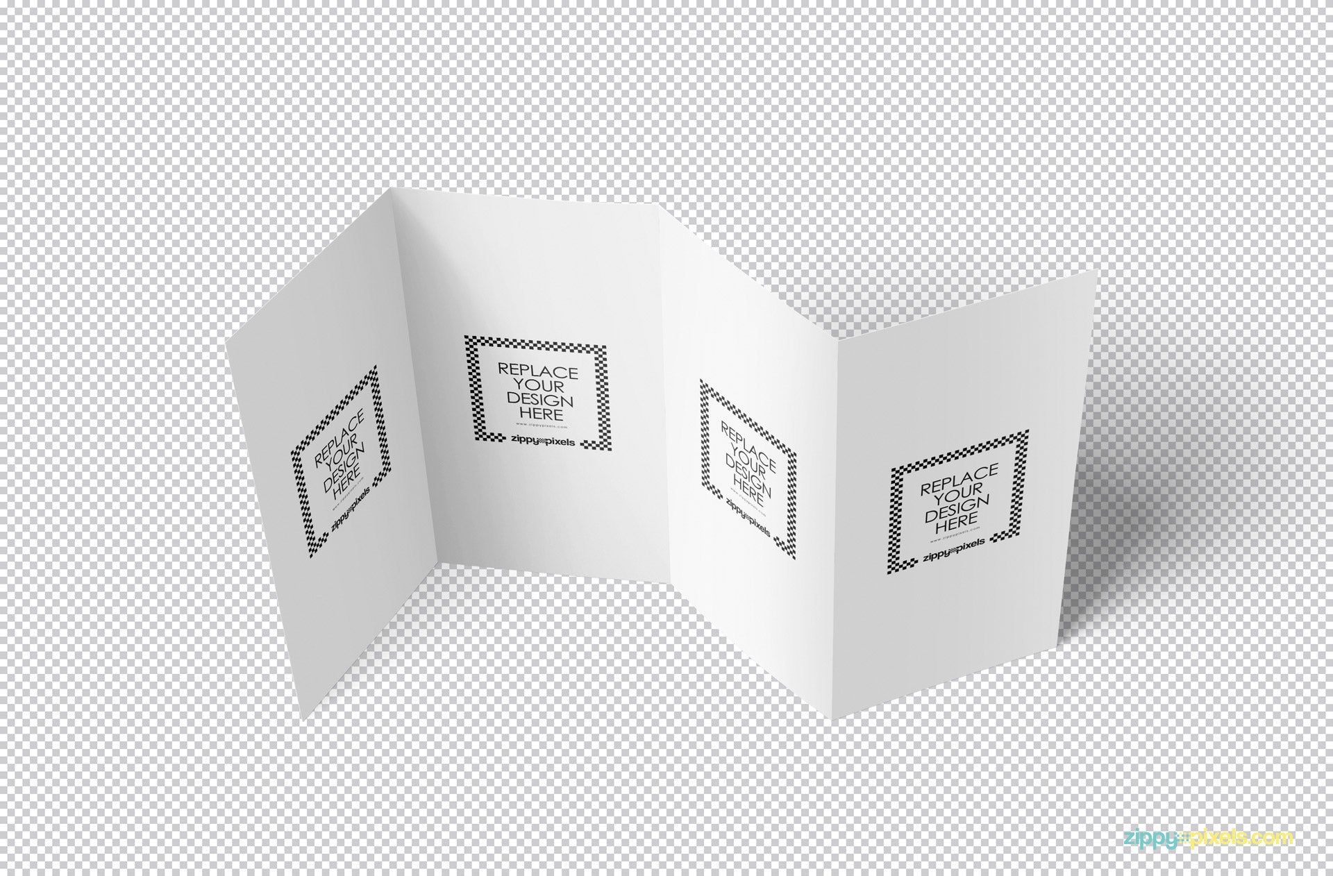 Photo-realistic Folded Brochure Mockup