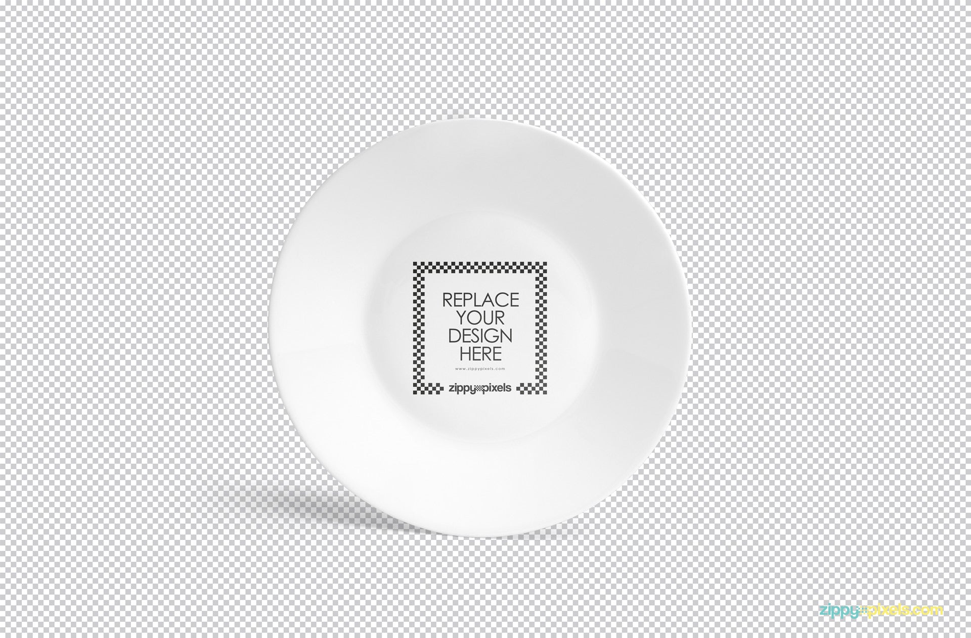 Ceramic Plate Mockup