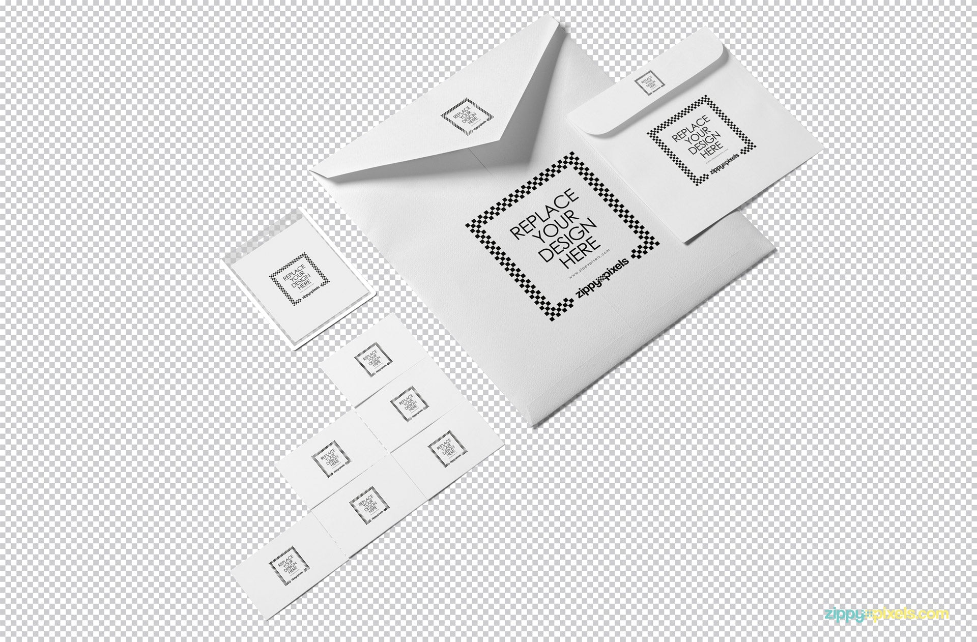 Beautiful Envelope Mockup PSD