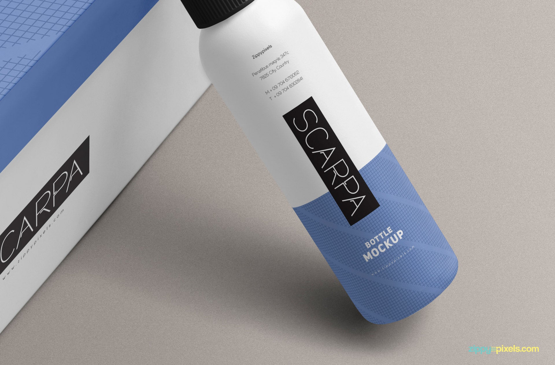 Plastic Spray Bottle Mockup