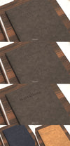 Brown Leather Notebook Mockup