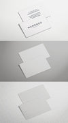 Business Card Mock Up with Thick Edge