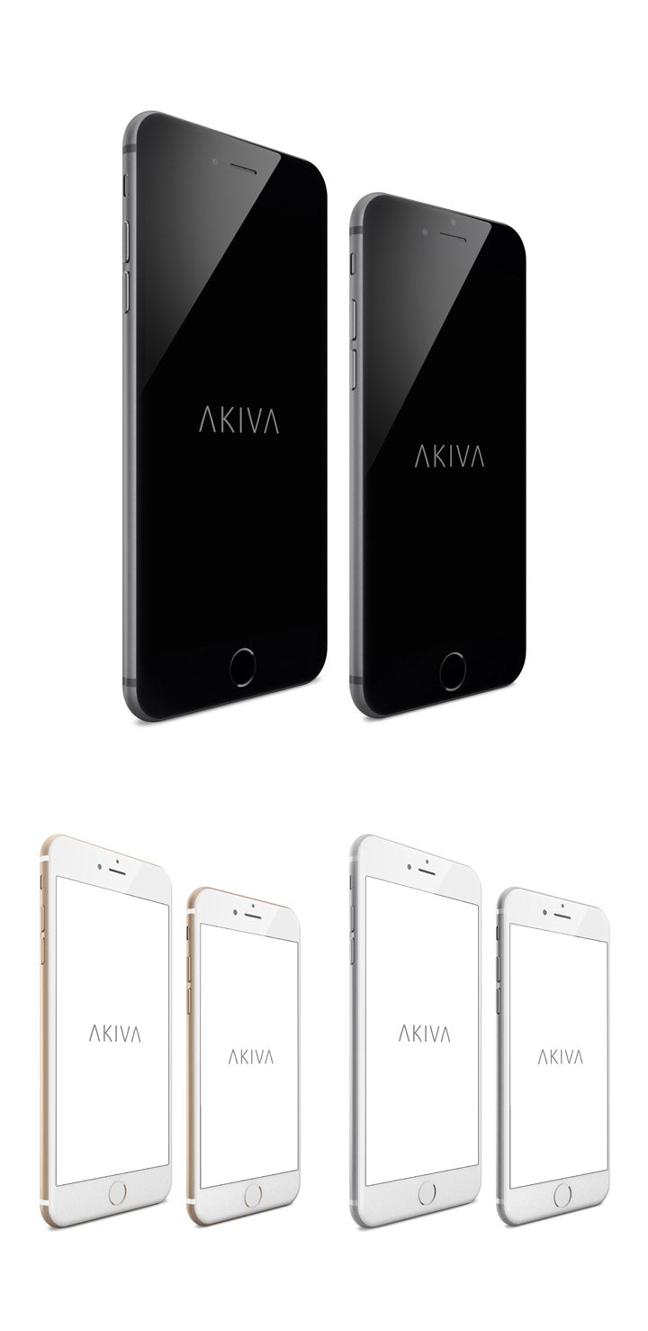 Black iPhone Side Angle View Mockup