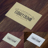 A Simple Business Card on Old Wood