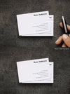 Business Card Mockup in a Business Scene