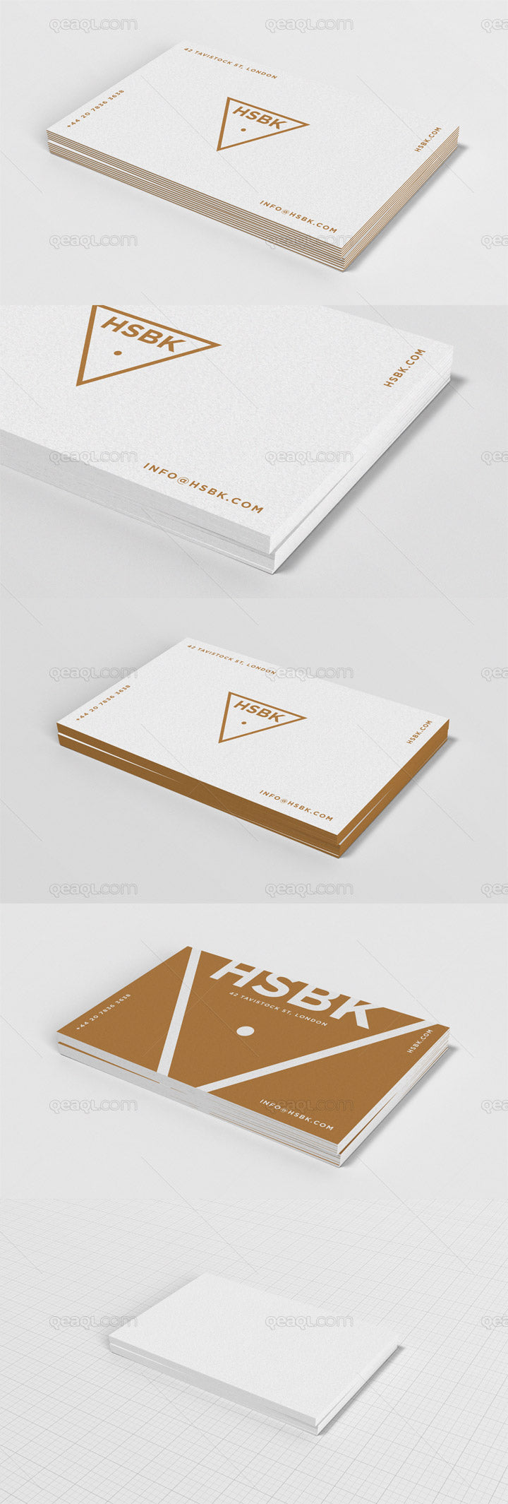 Textured Business Card Mockup