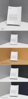 A Letterhead Mockup with High Resolution