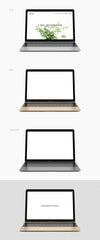 Clean Realistic Laptop Macbook Mockup