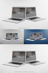 2 Macbook Air Mockups in Different Angles