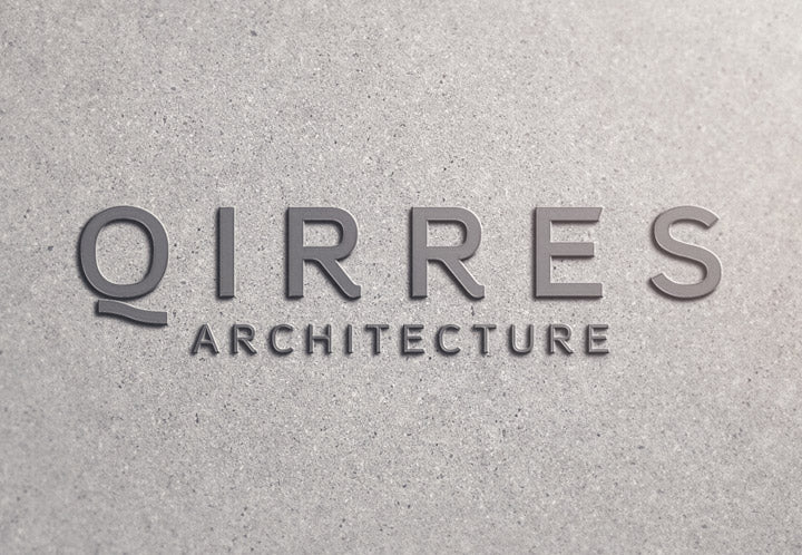 A Metal Logo Mockup on a Wall