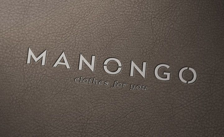 Logo Mockup with a Brown Leather and Depth of f Field