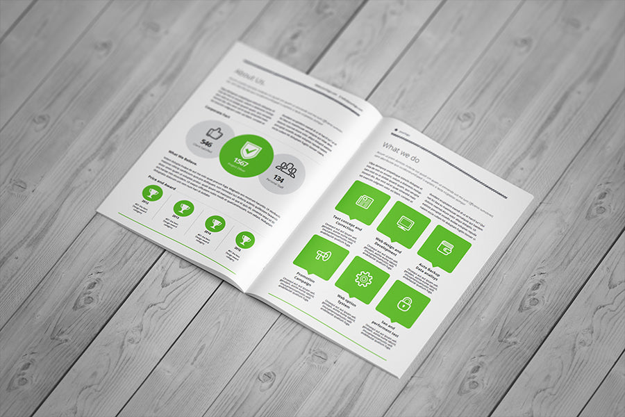 A4 Catalogue Brochure Mockup