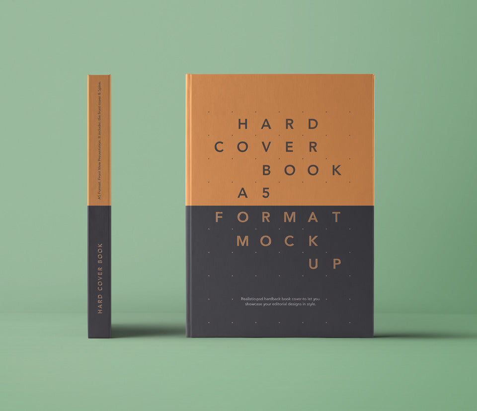 Close Up on Luxury Book Cover Mockup PSD - Mockup Hunt