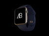 Realistic Black Apple Watch Series 2 Mockup