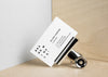 Realistic White Business Cards MockUp